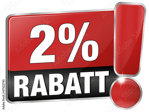 2 % Rabatt