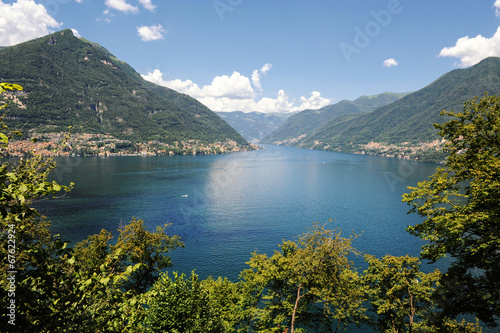 Lake Lecco, a branch of Lake Como, Italy