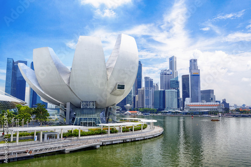 Singapore city skyline