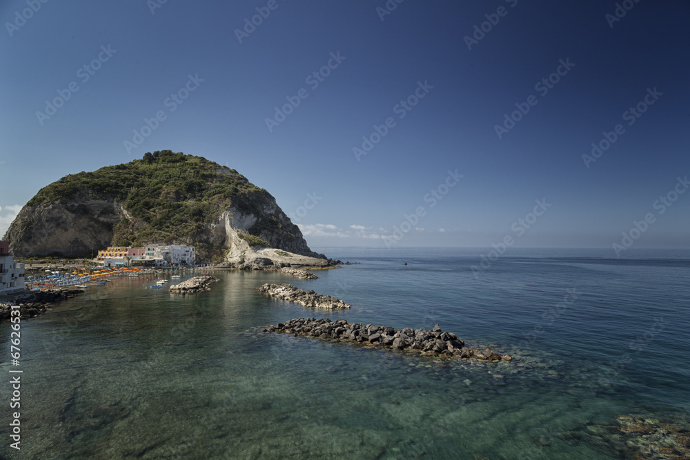 View of Sant’Angelo in Ischia Island