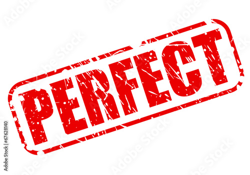 Perfect red stamp text