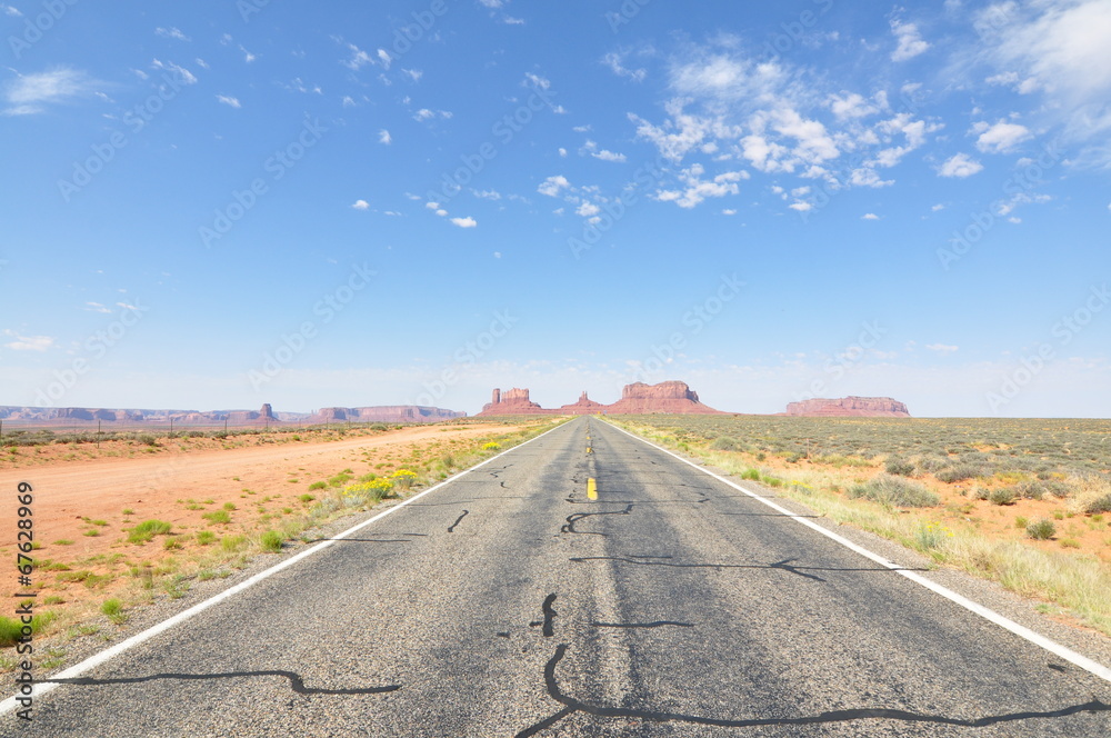 Way to the Monument Valley Way to the Monument Valley