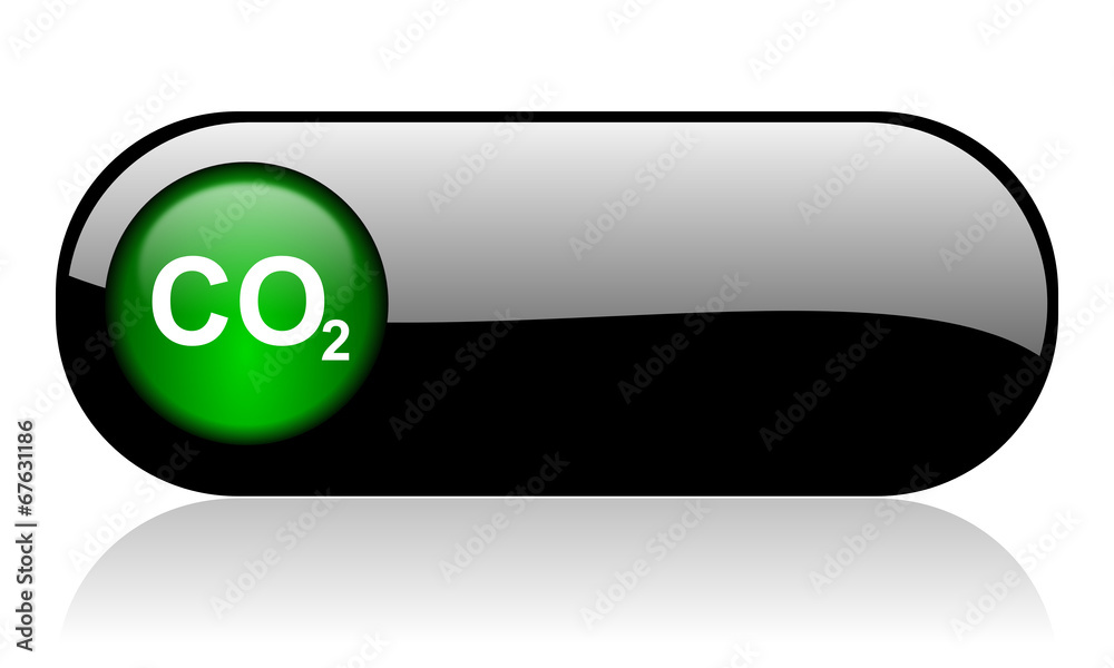 carbon dioxide black glossy banner carbon dioxide black glossy banner