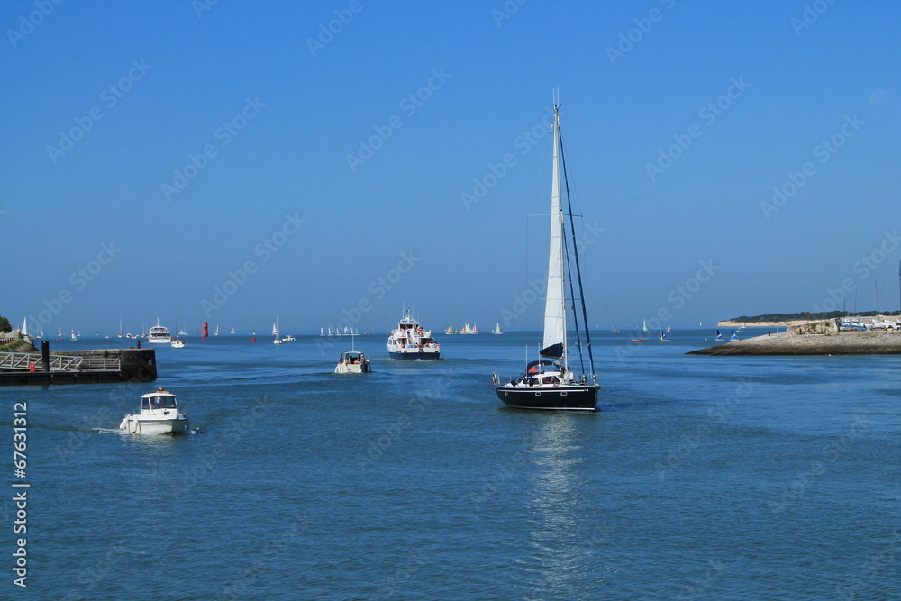 Promebade en voilier à La Rochelle, France Promebade en voilier à La Rochelle, France