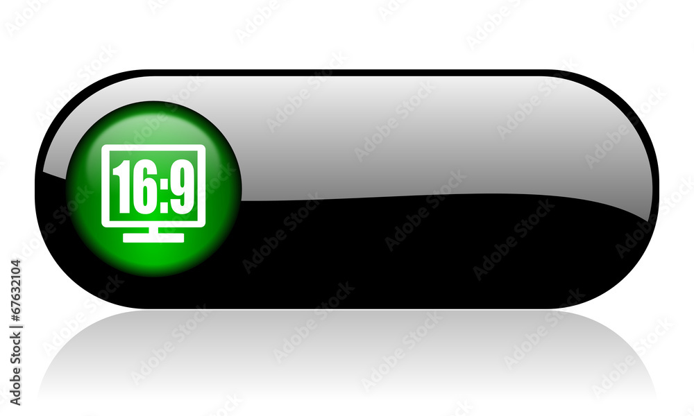 16 9 display black glossy banner 16 9 display black glossy banner