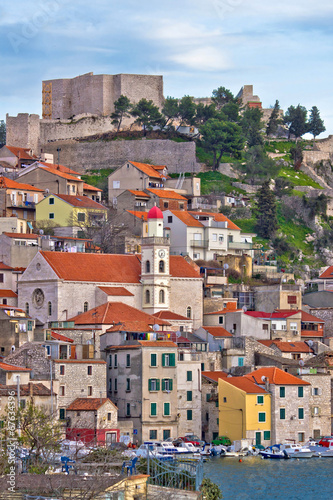 Fotografija Adriatic town of Sibenik waterfront