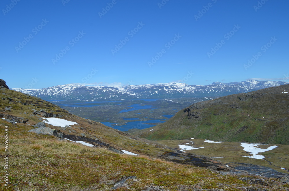 Swedish mountains and lakes