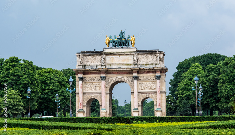 Obraz premium Arc de Triomphe du Carrousel