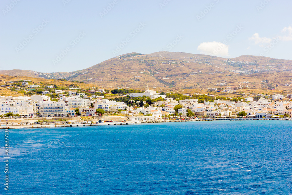 the own of Tinos Island,Greece