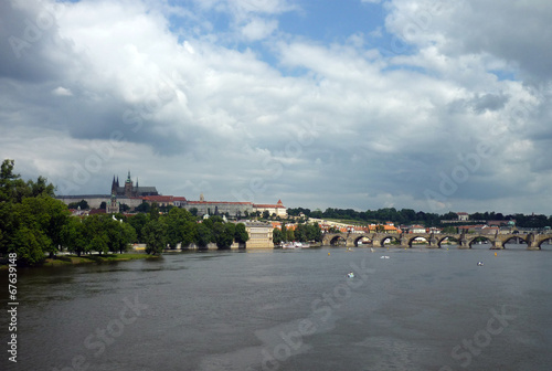 View of Prague, Czech republic. Vista de Praga, República Checa. photo