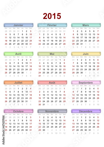 french calendar