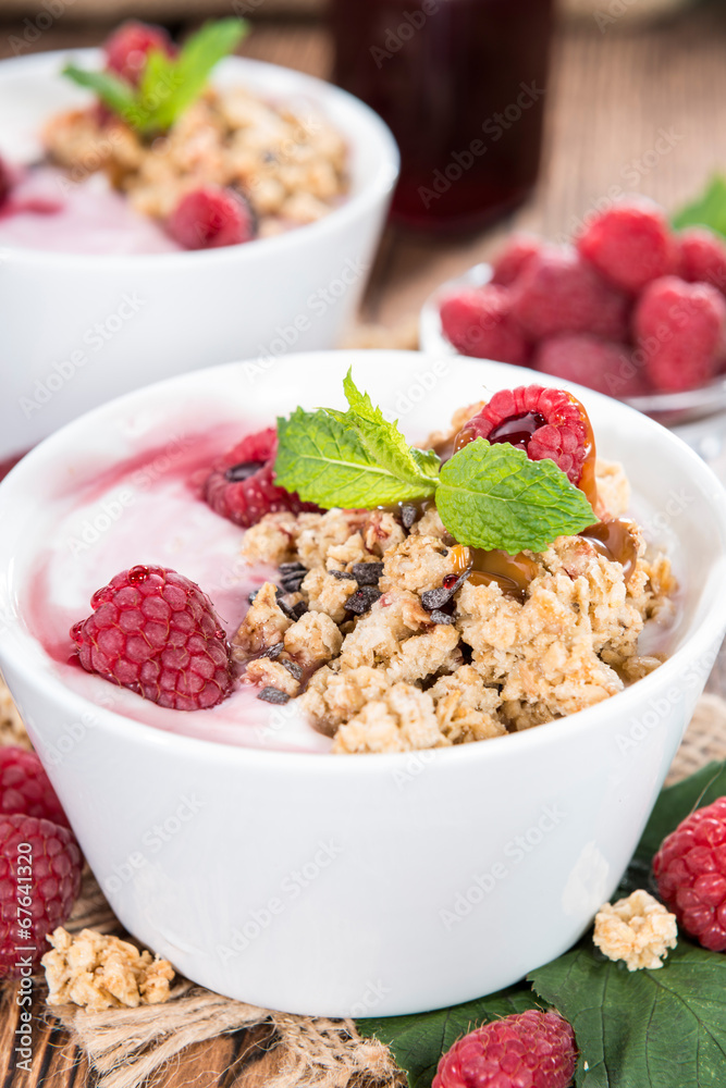 Homemade Raspberry Yogurt Homemade Raspberry Yogurt