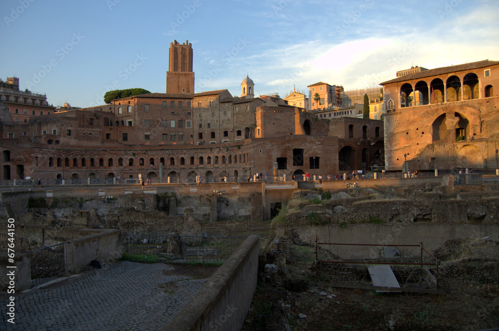 Fototapeta premium Roma, via dei Fori Imperiali