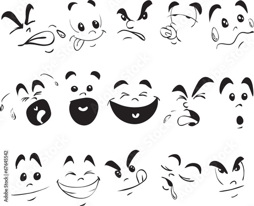 Children Face Expression Doodle