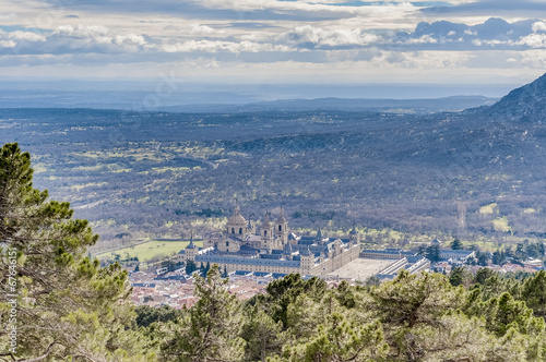 El Escorial monastery near Madrid, Spain.