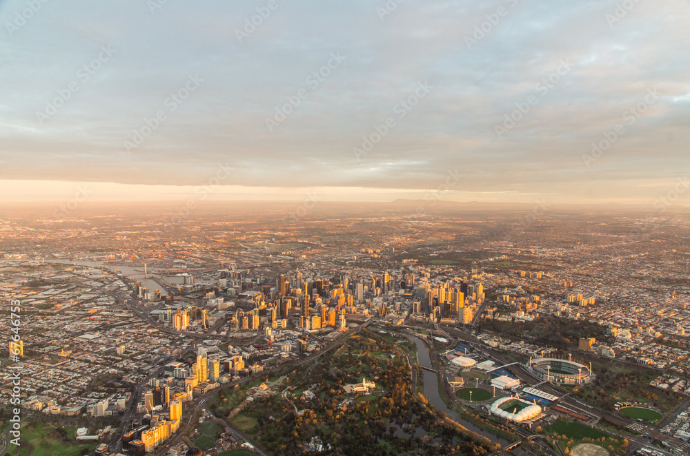 Obraz premium Melbourne o świcie