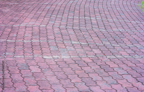 red bricks floor photo