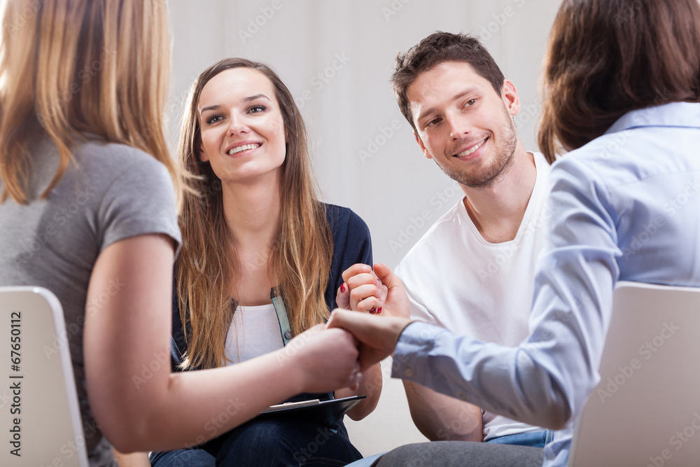 People having good time on therapy People having good time on therapy