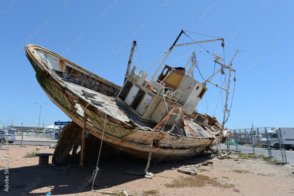 In the sea port Torrevieja