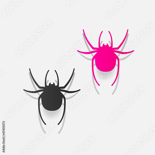 realistic design element: spider