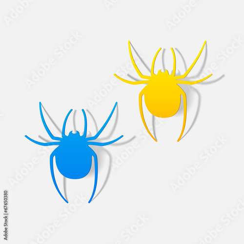 realistic design element: spider
