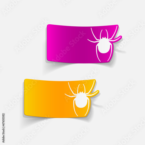 realistic design element: spider