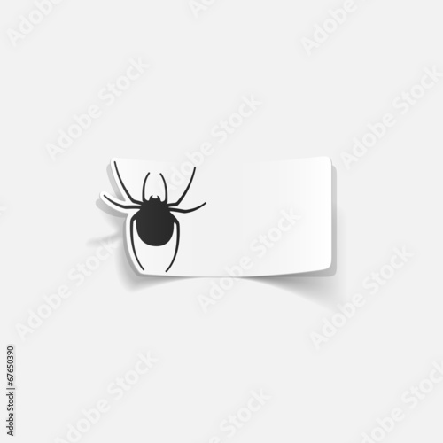 realistic design element: spider