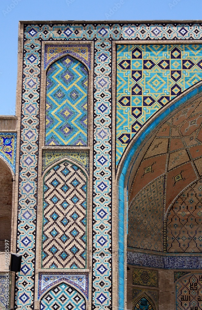 mosquée de Qazvin, Iran