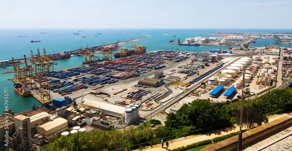 Port of Barcelona -  logistics port area