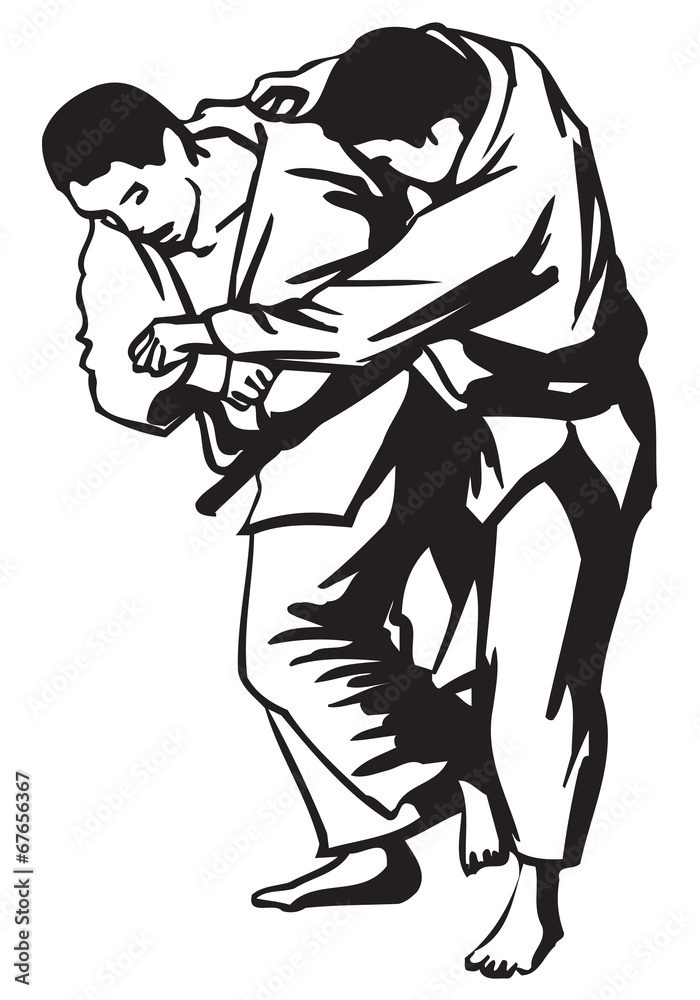 Fototapeta premium Judo fight