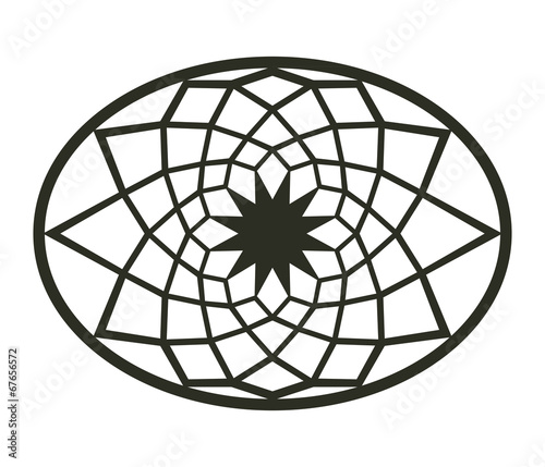 Michelangelo Buonarroti star design for Campidoglio town square