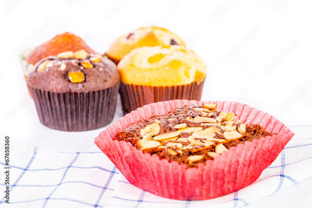 Almond chocolate muffin Almond chocolate muffin