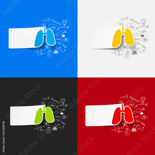 Drawing medical formulas: lung