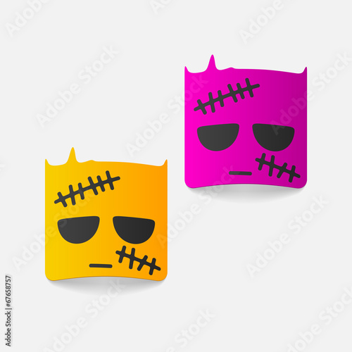 realistic design element: zombie