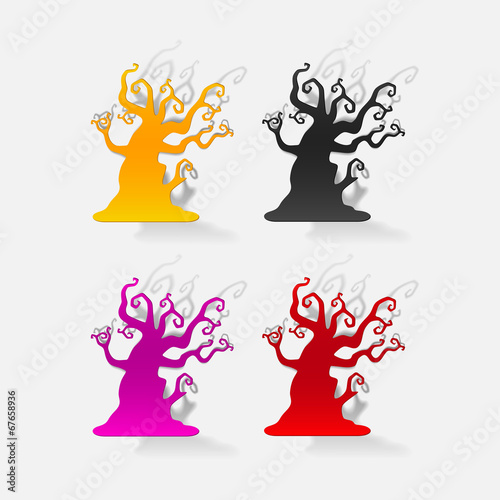 realistic design element: tree