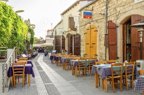Medieval Castle of Limassol alley, Cyprus