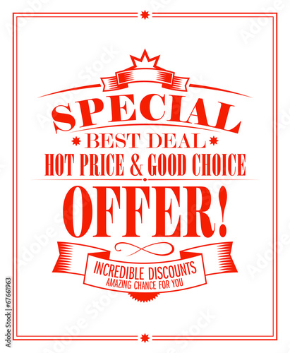 Best deal sale design.