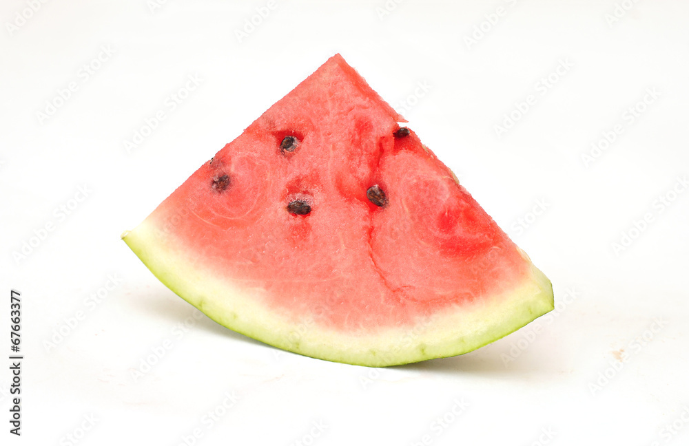 Juicy, ripe and delicious slice of watermelon Juicy, ripe and delicious slice of watermelon
