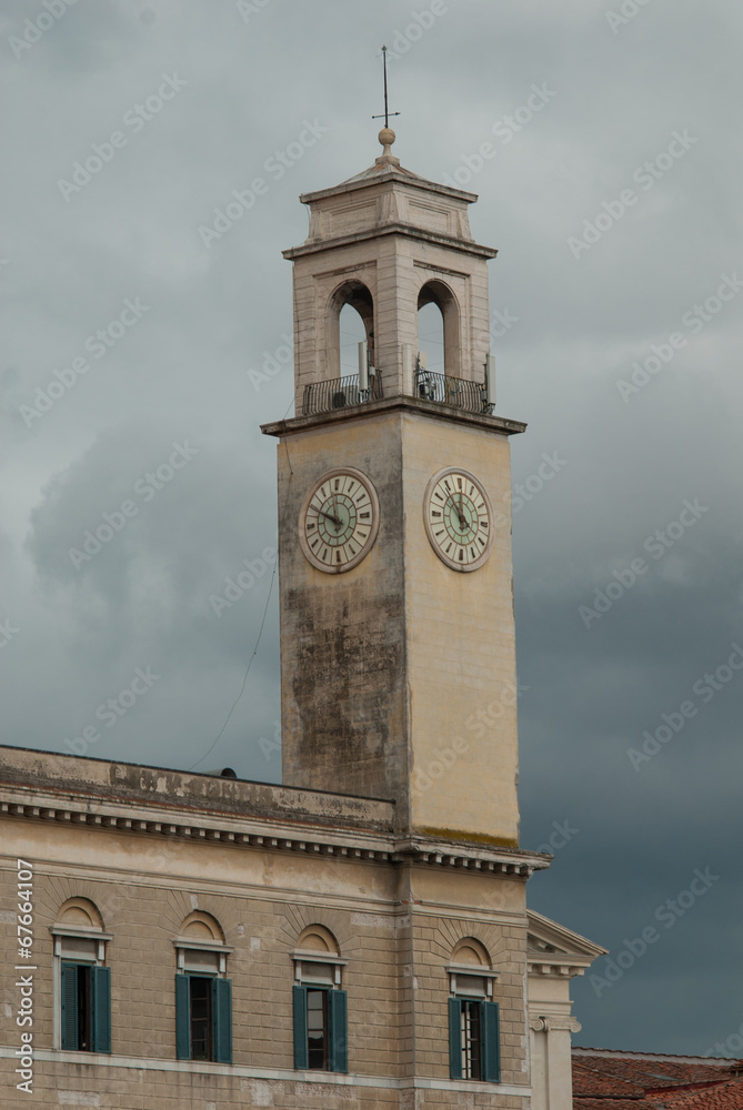 Torre dell'orologio, Palazzo Pretorio, Pisa