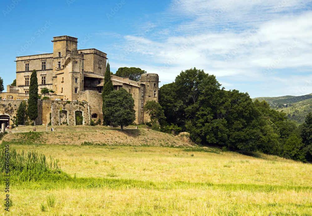 chateau in provence, france