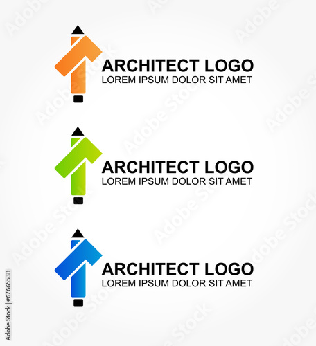 Logo for the architect or designer of home and interiors