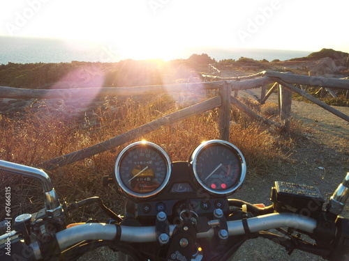 Sosta al tramonto