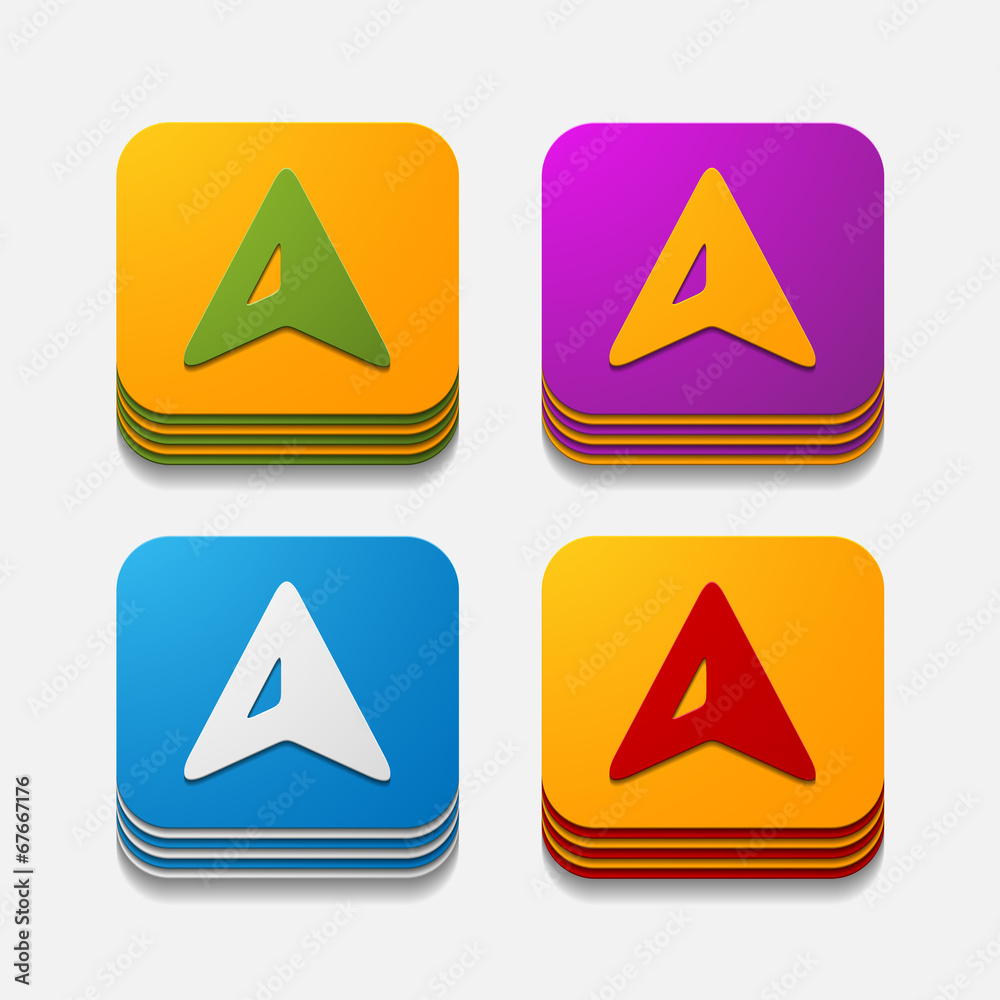 square button: gps square button: gps