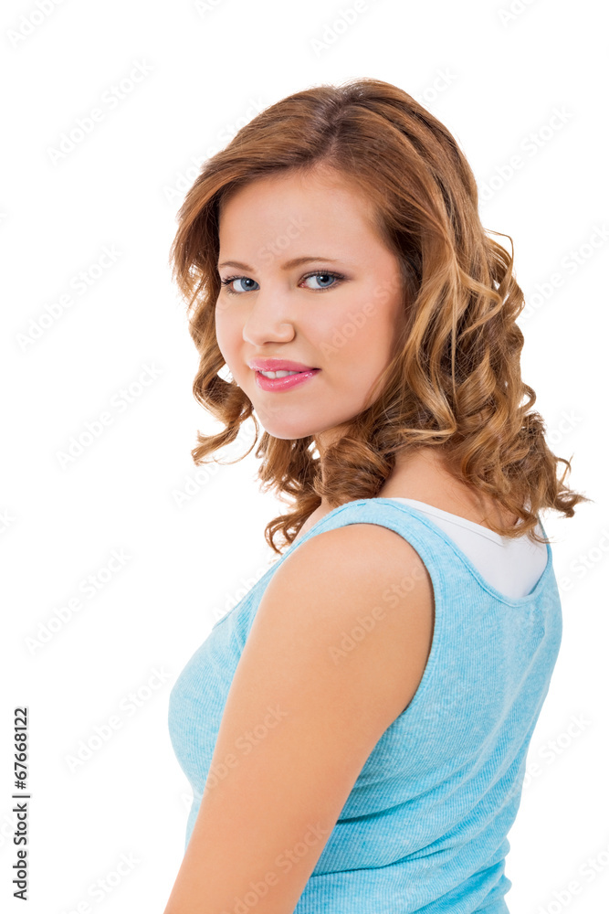 young teenager girl smiling having fun portrait young teenager girl smiling having fun portrait