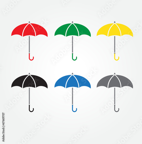 Umbrellacolor  icon color set
