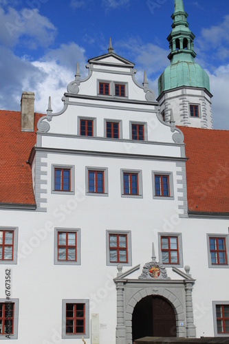 Portal des Schlosses in Doberlug