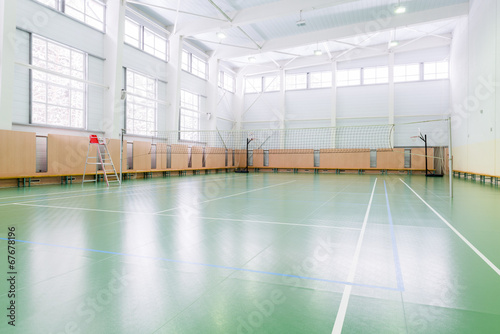 Indoors tennis court