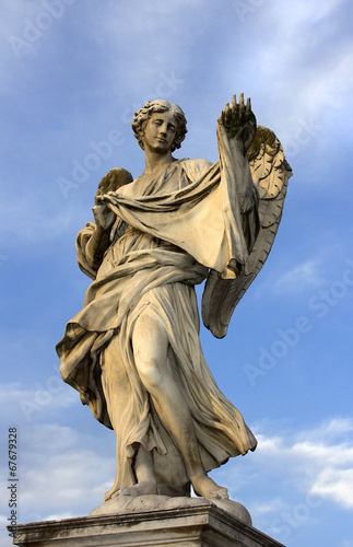 Angel blesses Rome