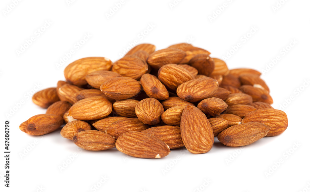 Heap of almond nuts Heap of almond nuts
