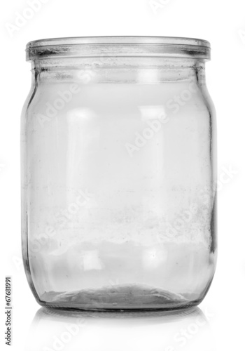 Empty Glass jar